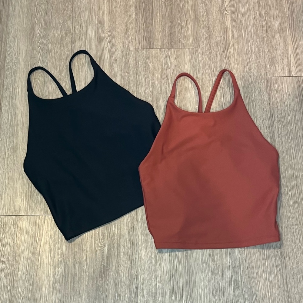 Cropped Sports Bra Tank Bundle